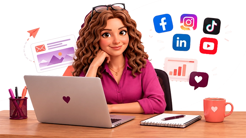 Boletines, newsletters, email marketing y redes sociales